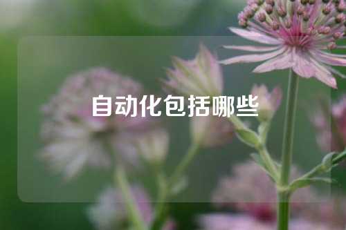 自动化包括哪些