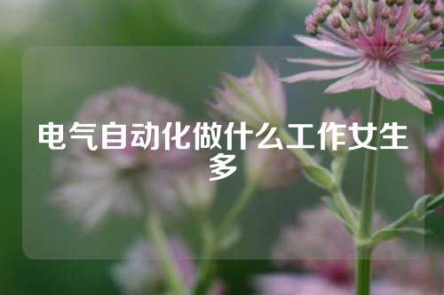 电气自动化做什么工作女生多