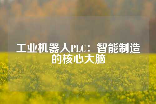 工业机器人PLC：智能制造的核心大脑