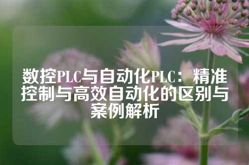 数控PLC与自动化PLC：精准控制与高效自动化的区别与案例解析