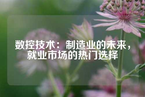 数控技术：制造业的未来，就业市场的热门选择