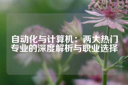 自动化与计算机：两大热门专业的深度解析与职业选择