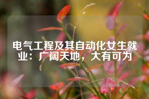 电气工程及其自动化女生就业：广阔天地，大有可为
