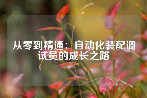 从零到精通：自动化装配调试员的成长之路
