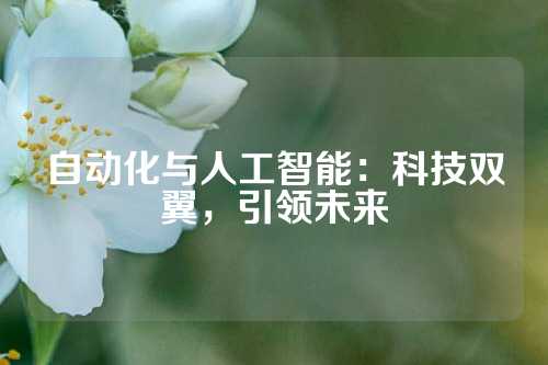 自动化与人工智能：科技双翼，引领未来