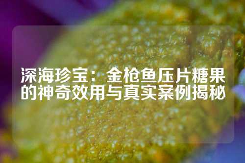 深海珍宝：金枪鱼压片糖果的神奇效用与真实案例揭秘