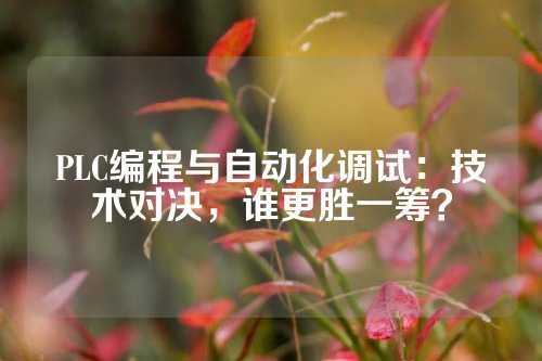 PLC编程与自动化调试：技术对决，谁更胜一筹？