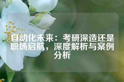 自动化未来：考研深造还是职场启航，深度解析与案例分析