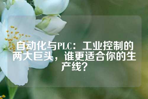 自动化与PLC：工业控制的两大巨头，谁更适合你的生产线？