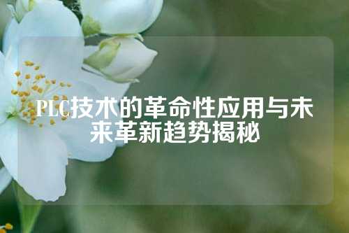 PLC技术的革命性应用与未来革新趋势揭秘