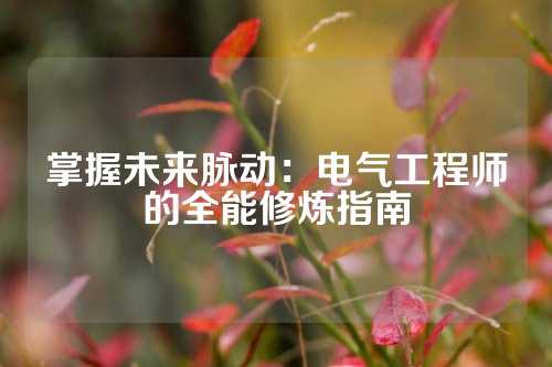 掌握未来脉动：电气工程师的全能修炼指南