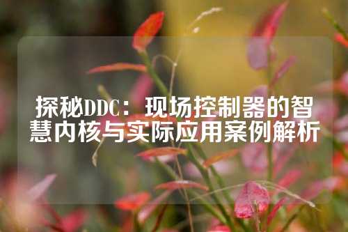 探秘DDC：现场控制器的智慧内核与实际应用案例解析