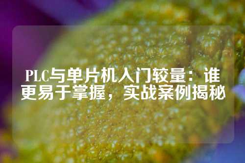 PLC与单片机入门较量：谁更易于掌握，实战案例揭秘