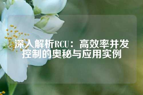 深入解析RCU：高效率并发控制的奥秘与应用实例