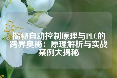 揭秘自动控制原理与PLC的跨界奥秘：原理解析与实战案例大揭秘