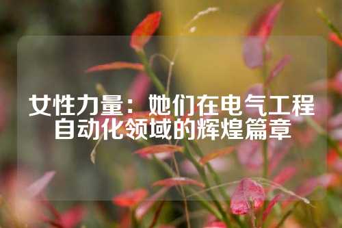 女性力量：她们在电气工程自动化领域的辉煌篇章