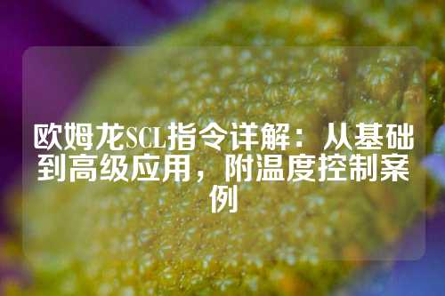 欧姆龙SCL指令详解：从基础到高级应用，附温度控制案例