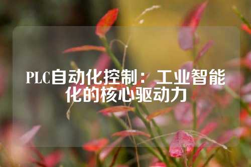 PLC自动化控制：工业智能化的核心驱动力