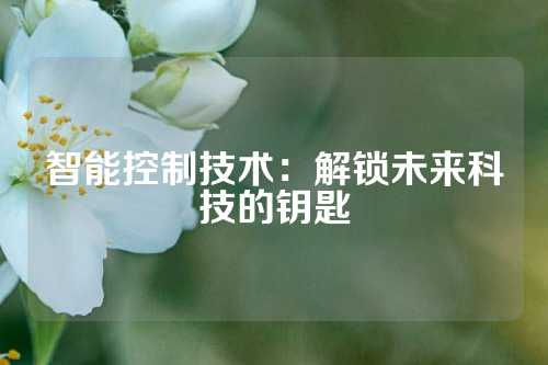智能控制技术：解锁未来科技的钥匙