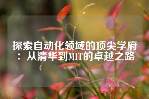 探索自动化领域的顶尖学府:从清华到MIT的卓越之路