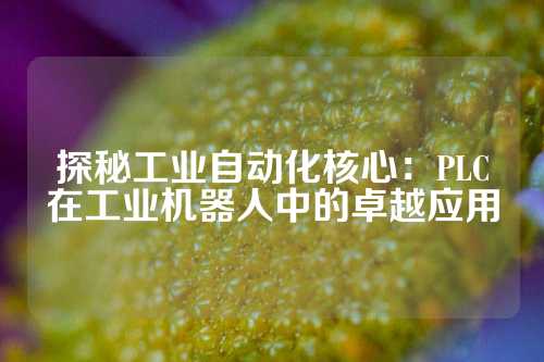 探秘工业自动化核心：PLC在工业机器人中的卓越应用