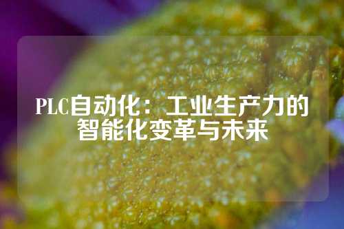 PLC自动化：工业生产力的智能化变革与未来