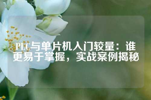 PLC与单片机入门较量：谁更易于掌握，实战案例揭秘