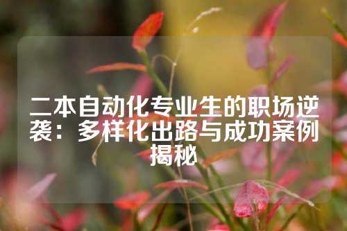 二本自动化专业生的职场逆袭：多样化出路与成功案例揭秘