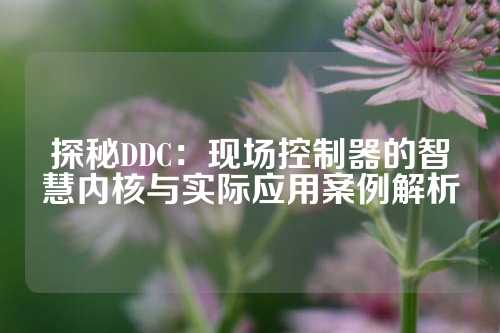 探秘DDC：现场控制器的智慧内核与实际应用案例解析