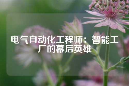 电气自动化工程师：智能工厂的幕后英雄