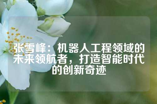 张雪峰：机器人工程领域的未来领航者，打造智能时代的创新奇迹