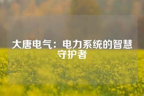 大唐电气：电力系统的智慧守护者
