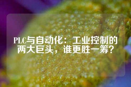 PLC与自动化：工业控制的两大巨头，谁更胜一筹？
