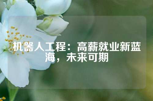 机器人工程：高薪就业新蓝海，未来可期