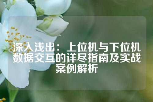 深入浅出：上位机与下位机数据交互的详尽指南及实战案例解析
