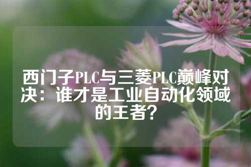 西门子PLC与三菱PLC巅峰对决：谁才是工业自动化领域的王者？