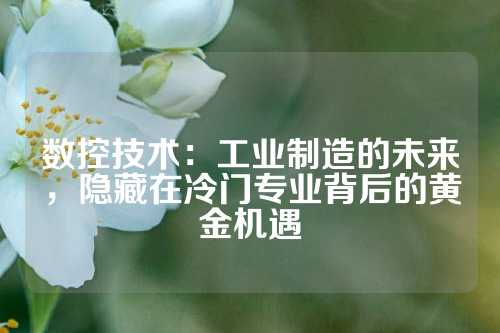 数控技术：工业制造的未来，隐藏在冷门专业背后的黄金机遇