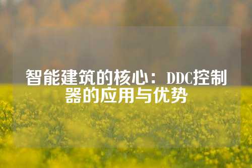 智能建筑的核心：DDC控制器的应用与优势