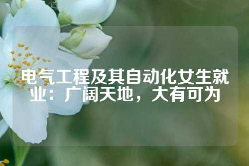 电气工程及其自动化女生就业：广阔天地，大有可为