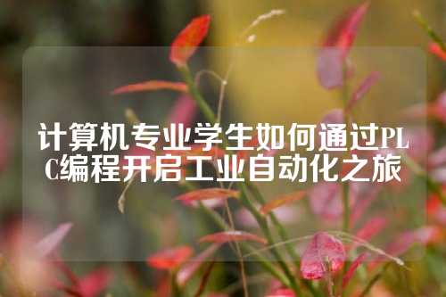 计算机专业学生如何通过PLC编程开启工业自动化之旅