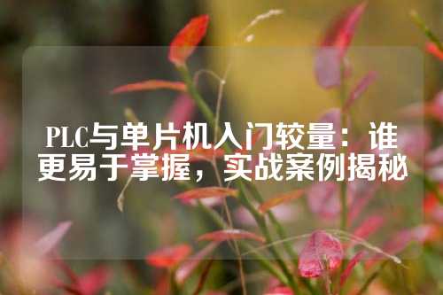 PLC与单片机入门较量：谁更易于掌握，实战案例揭秘