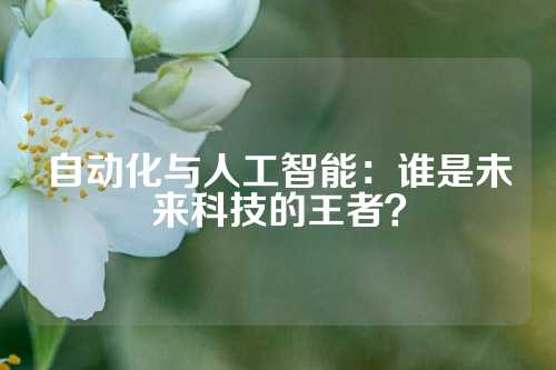 自动化与人工智能：谁是未来科技的王者？