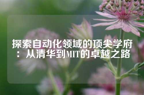 探索自动化领域的顶尖学府:从清华到MIT的卓越之路