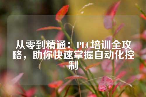 从零到精通：PLC培训全攻略，助你快速掌握自动化控制
