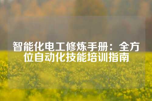 智能化电工修炼手册：全方位自动化技能培训指南