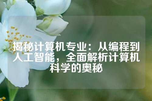 揭秘计算机专业：从编程到人工智能，全面解析计算机科学的奥秘