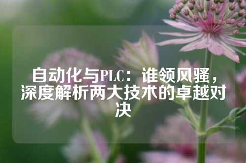 自动化与PLC：谁领风骚，深度解析两大技术的卓越对决